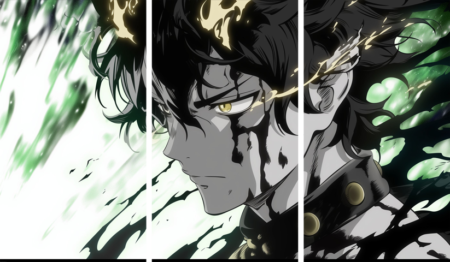 Black Clover – 3 Panels – Multiple Sizes | Home Decor