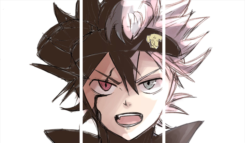 Black Clover – 3 Panels – Multiple Sizes | Home Decor