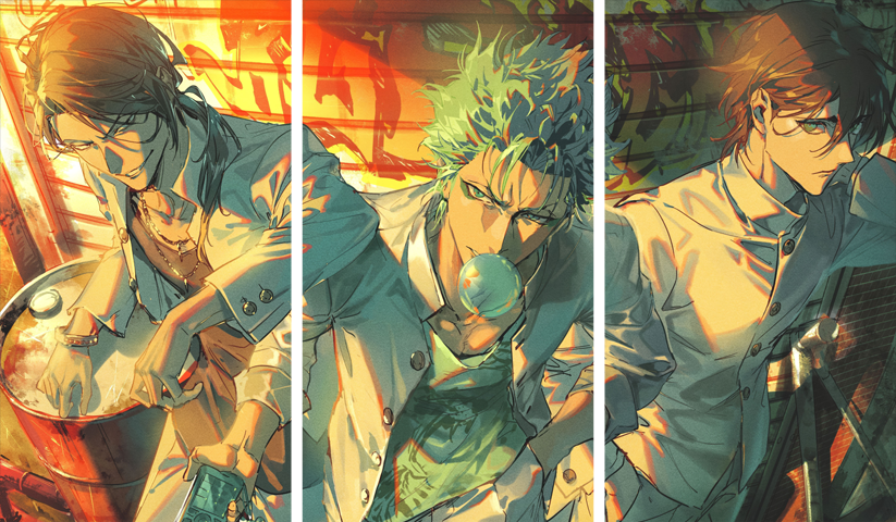 لوحة Bleach – ثلاثة قطع – برشة أحجام | ديكور دارك