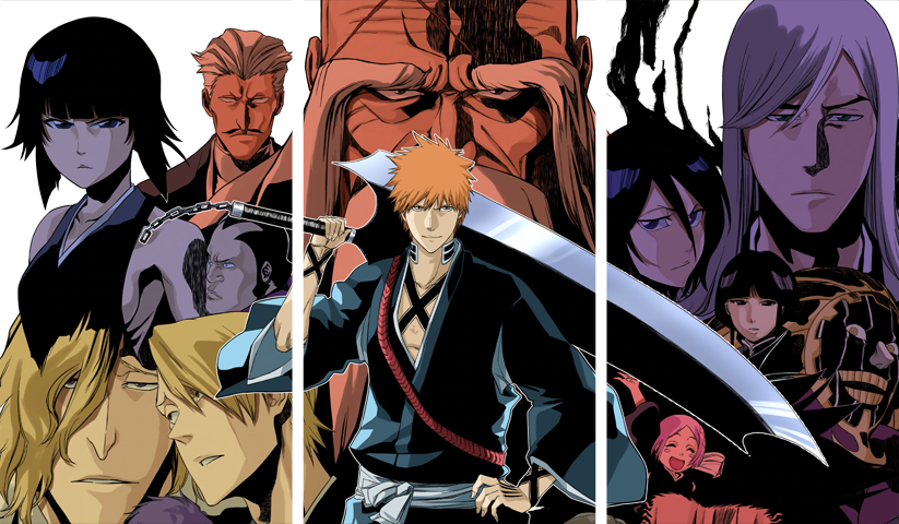 لوحة Bleach – ثلاثة قطع – برشة أحجام | ديكور دارك