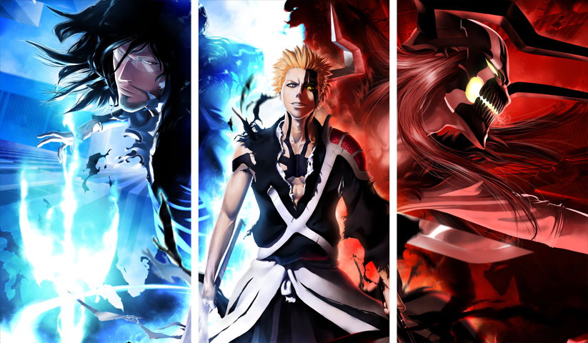 لوحة Bleach – ثلاثة قطع – برشة أحجام | ديكور دارك