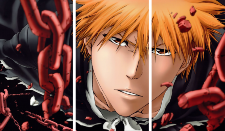 لوحة Bleach – ثلاثة قطع – برشة أحجام | ديكور دارك