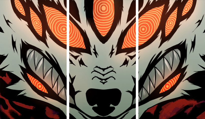 Chainsaw Man – 3 Panels – Multiple Sizes | Home Decor