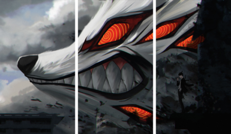 Chainsaw Man – 3 Panels – Multiple Sizes | Home Decor