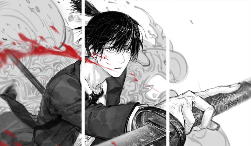 Chainsaw Man – 3 Panels – Multiple Sizes | Home Decor