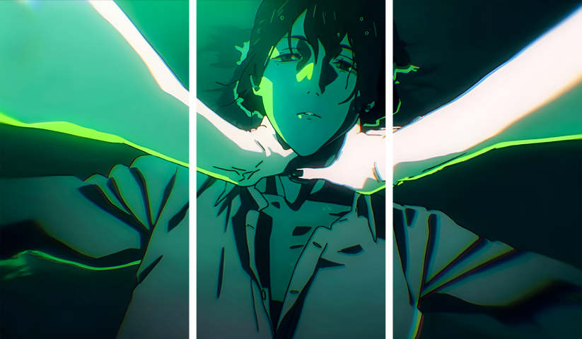 Chainsaw Man – 3 Panels – Multiple Sizes | Home Decor