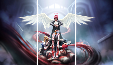 Chainsaw Man – 3 Panels – Multiple Sizes | Home Decor