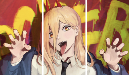 Chainsaw Man – 3 Panels – Multiple Sizes | Home Decor