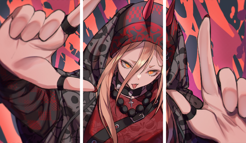 Chainsaw Man – 3 Panels – Multiple Sizes | Home Decor