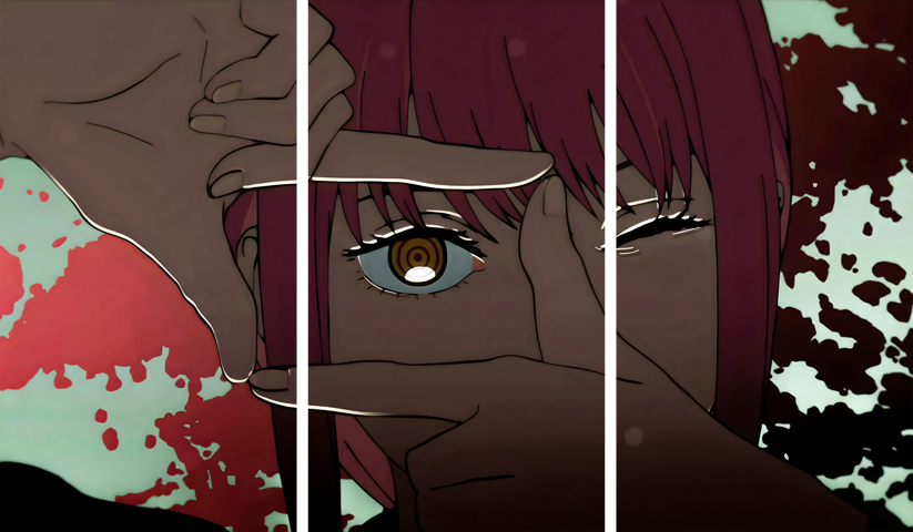 Chainsaw Man – 3 Panels – Multiple Sizes | Home Decor