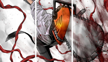 Chainsaw Man – 3 Panels – Multiple Sizes | Home Decor