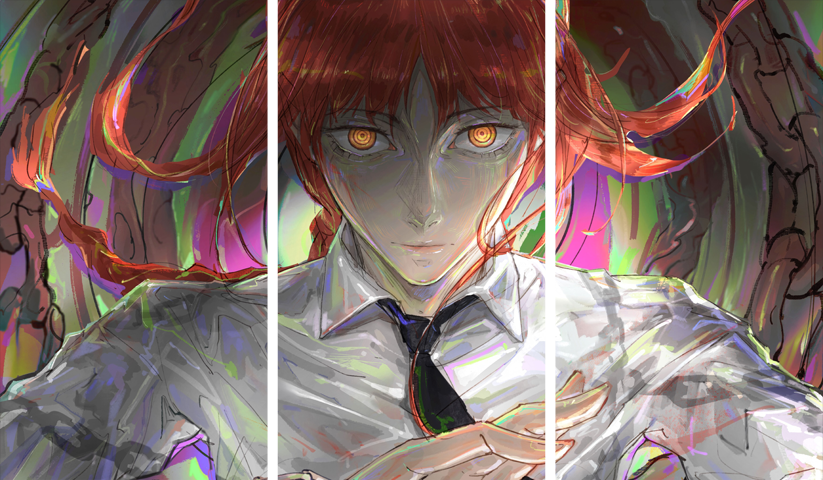 Chainsaw Man – 3 Panels – Multiple Sizes | Home Decor