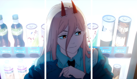 لوحة Chainsaw Man – ثلاثة قطع – برشة أحجام | ديكور دارك