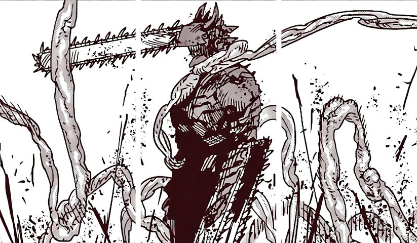 Chainsaw Man – 3 Panels – Multiple Sizes | Home Decor