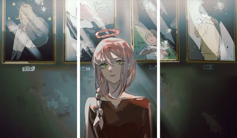 Chainsaw Man – 3 Panels – Multiple Sizes | Home Decor