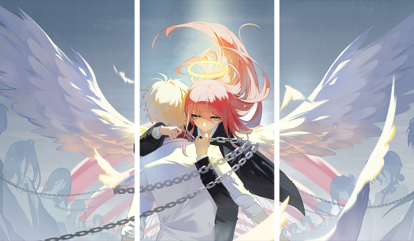 Chainsaw Man – 3 Panels – Multiple Sizes | Home Decor