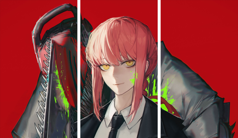 Chainsaw Man – 3 Panels – Multiple Sizes | Home Decor