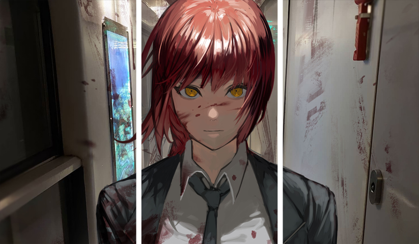 Chainsaw Man – 3 Panels – Multiple Sizes | Home Decor