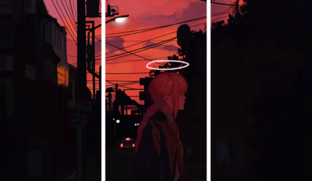 Chainsaw Man – 3 Panels – Multiple Sizes | Home Decor