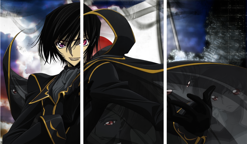 CodeGeass – 3 Panels – Multiple Sizes | Home Decor