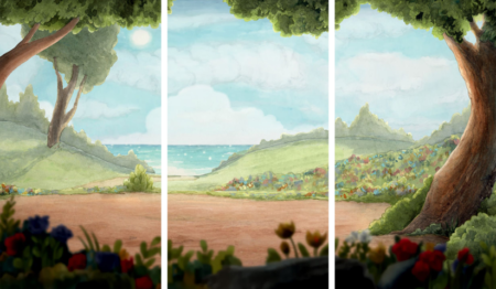 Cuphead – 3 Panels – Multiple Sizes | Home Decor