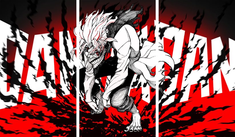 Dan Da Dan – 3 Panneaux – Plusieurs Tailles | Décoration Maison