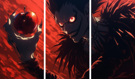 Death Note – 3 Panels – Multiple Sizes | Home Decor