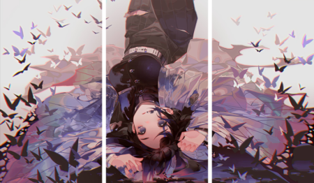 Demon Slayer – 3 Panneaux – Plusieurs Tailles | Décoration Maison