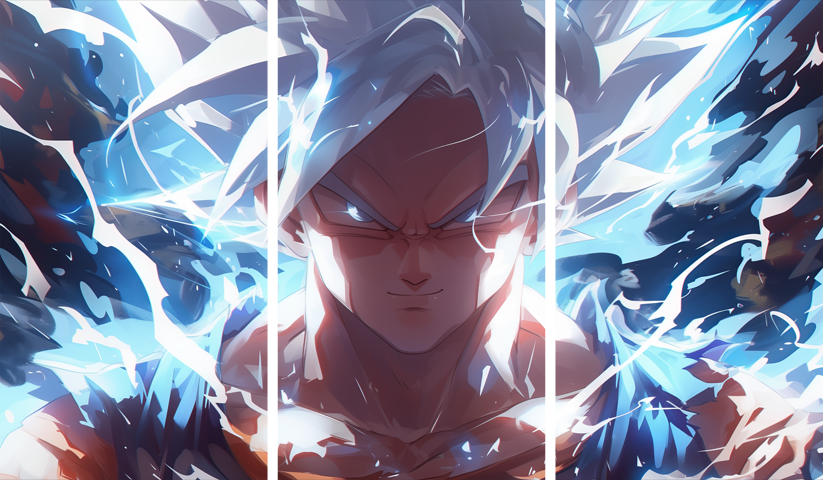 Dragon Ball – 3 Panneaux – Plusieurs Tailles | Décoration Maison