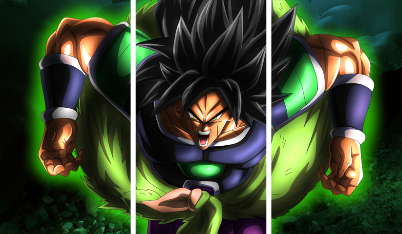 لوحة Dragon Ball – ثلاثة قطع – برشة أحجام | ديكور دارك