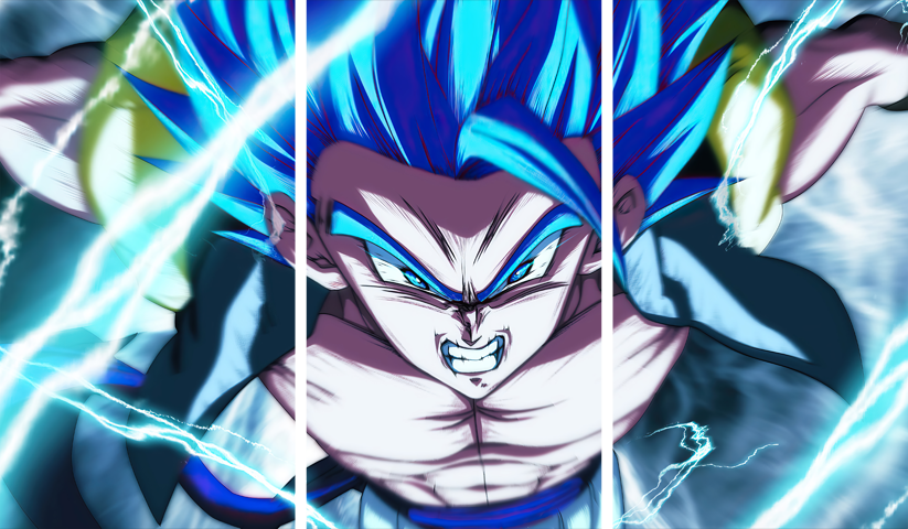 لوحة Dragon Ball – ثلاثة قطع – برشة أحجام | ديكور دارك