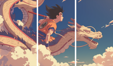 Dragon Ball – 3 Panneaux – Plusieurs Tailles | Décoration Maison