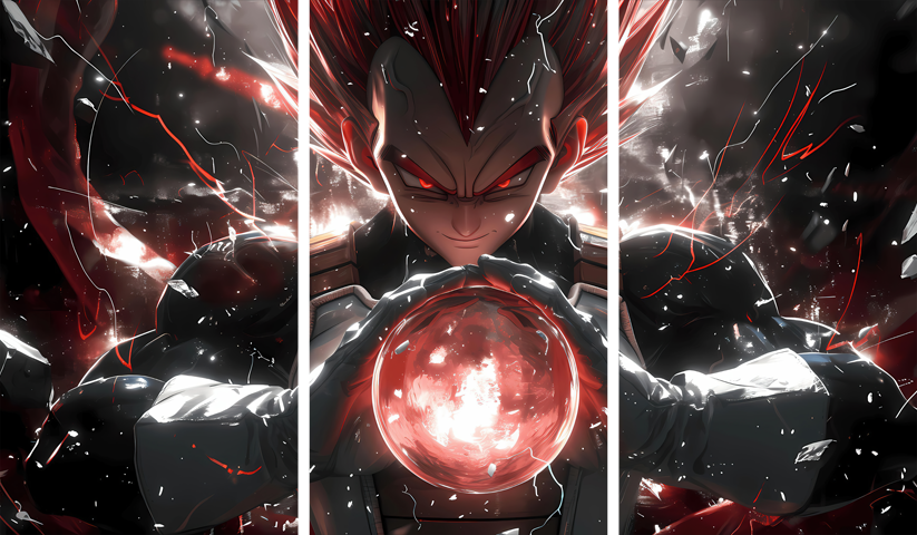 Dragon Ball – 3 Panneaux – Plusieurs Tailles | Décoration Maison