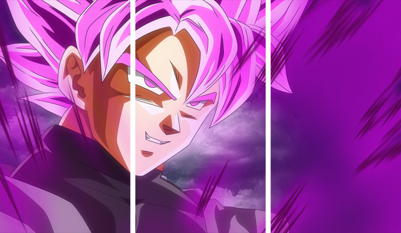 لوحة Dragon Ball – ثلاثة قطع – برشة أحجام | ديكور دارك