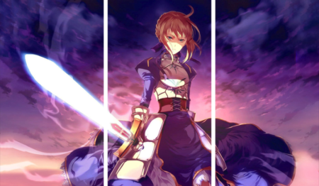 لوحة Fate Zero – ثلاثة قطع – برشة أحجام | ديكور دارك