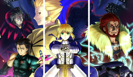 لوحة Fate Zero – ثلاثة قطع – برشة أحجام | ديكور دارك