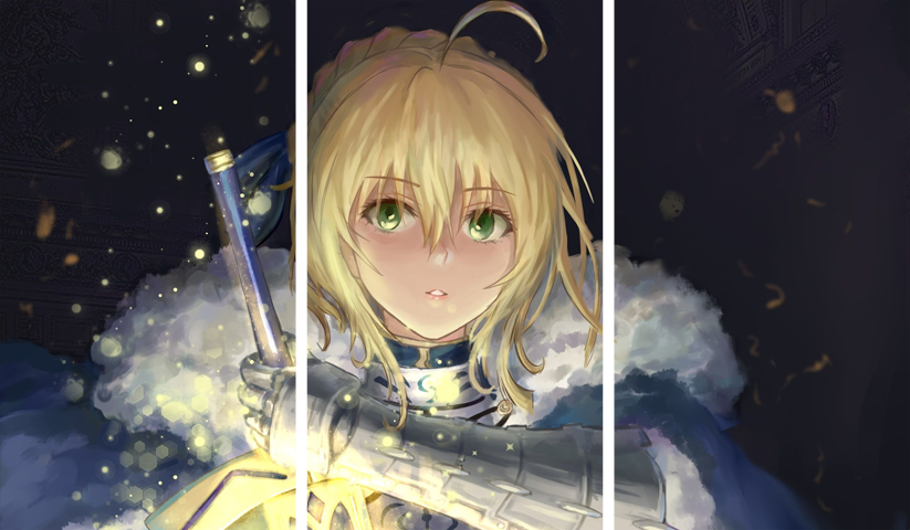 Fate Zero – 3 Panneaux – Plusieurs Tailles | Décoration Maison