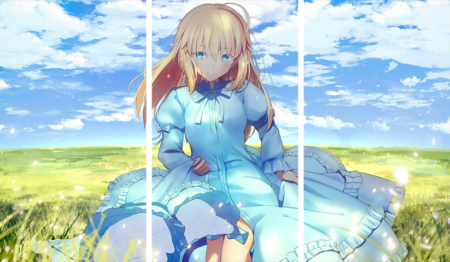لوحة Fate stay night – ثلاثة قطع – برشة أحجام | ديكور دارك
