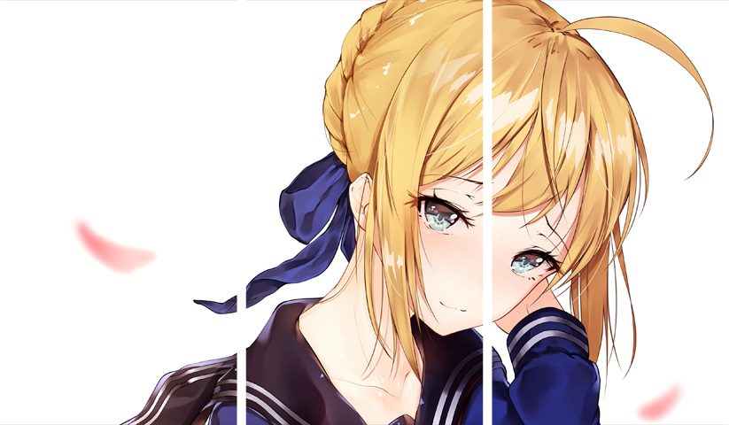 Fate stay night – 3 Panels – Multiple Sizes | Home Decor