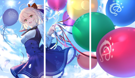 لوحة Fate stay night – ثلاثة قطع – برشة أحجام | ديكور دارك