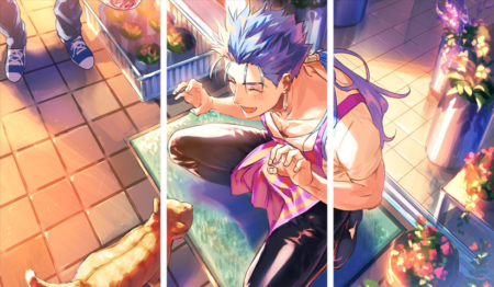 لوحة Fate stay night – ثلاثة قطع – برشة أحجام | ديكور دارك