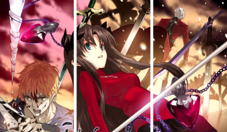 لوحة Fate stay night – ثلاثة قطع – برشة أحجام | ديكور دارك