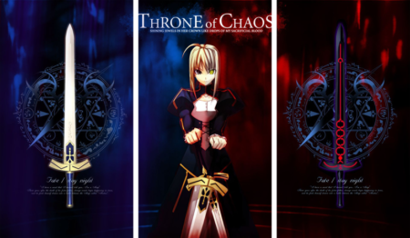 لوحة Fate stay night – ثلاثة قطع – برشة أحجام | ديكور دارك