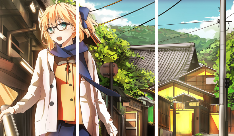 Fate stay night – 3 Panels – Multiple Sizes | Home Decor