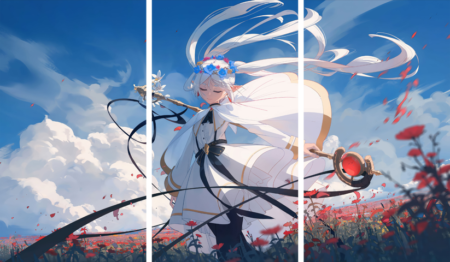 Frieren – 3 Panels – Multiple Sizes | Home Decor