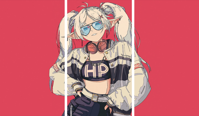 Frieren – 3 Panels – Multiple Sizes | Home Decor