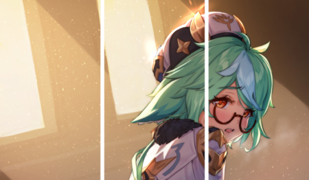 Genshin Impact – 3 Panneaux – Plusieurs Tailles | Décoration Maison