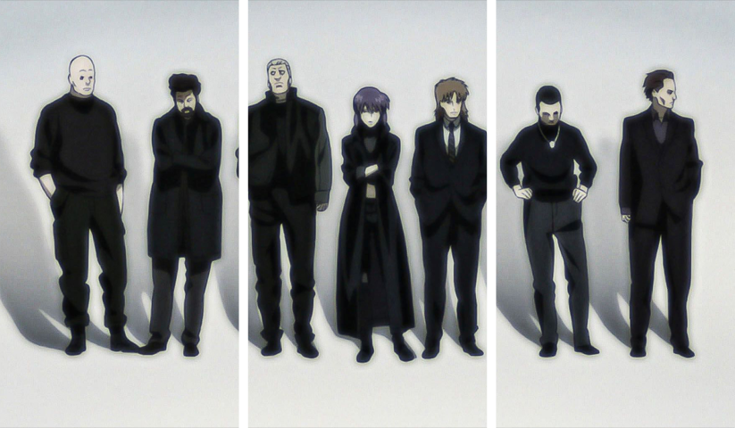 Ghost in the Shell – 3 Panels – Multiple Sizes | Home Decor