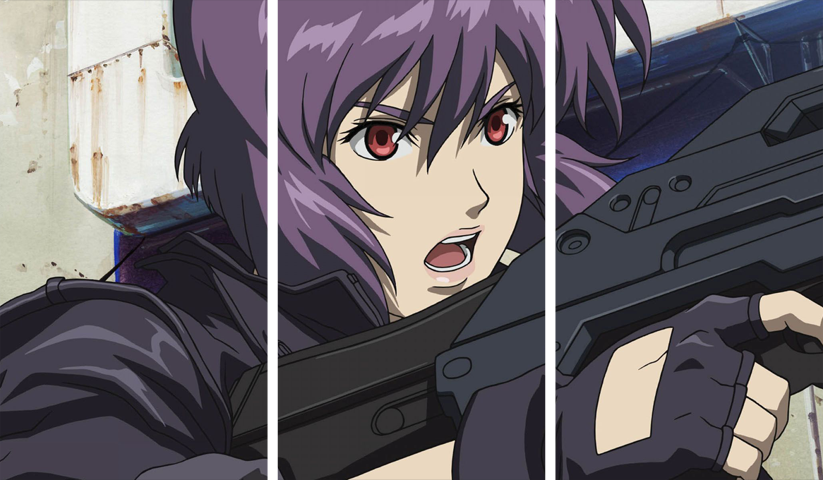 Ghost in the Shell – 3 Panels – Multiple Sizes | Home Decor