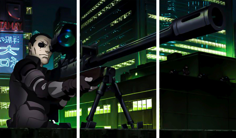 Ghost in the Shell – 3 Panels – Multiple Sizes | Home Decor